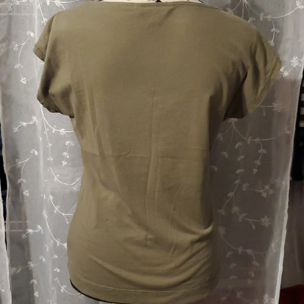 LAUREN Ralph Lauren womens size small cap sleeve shirt - Picture 2 of 5